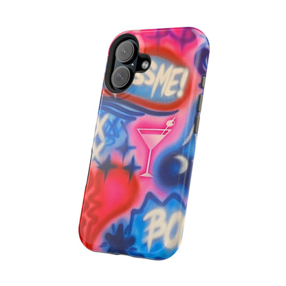 MagSafe "kiss me pt. 2" Airbrush iPhone Hülle