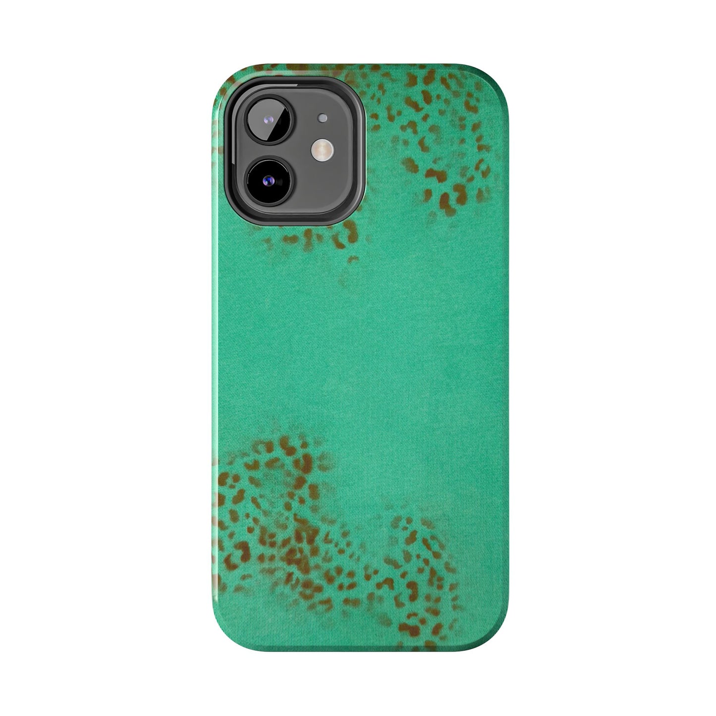 "teal cheetah" airbrush iPhone case