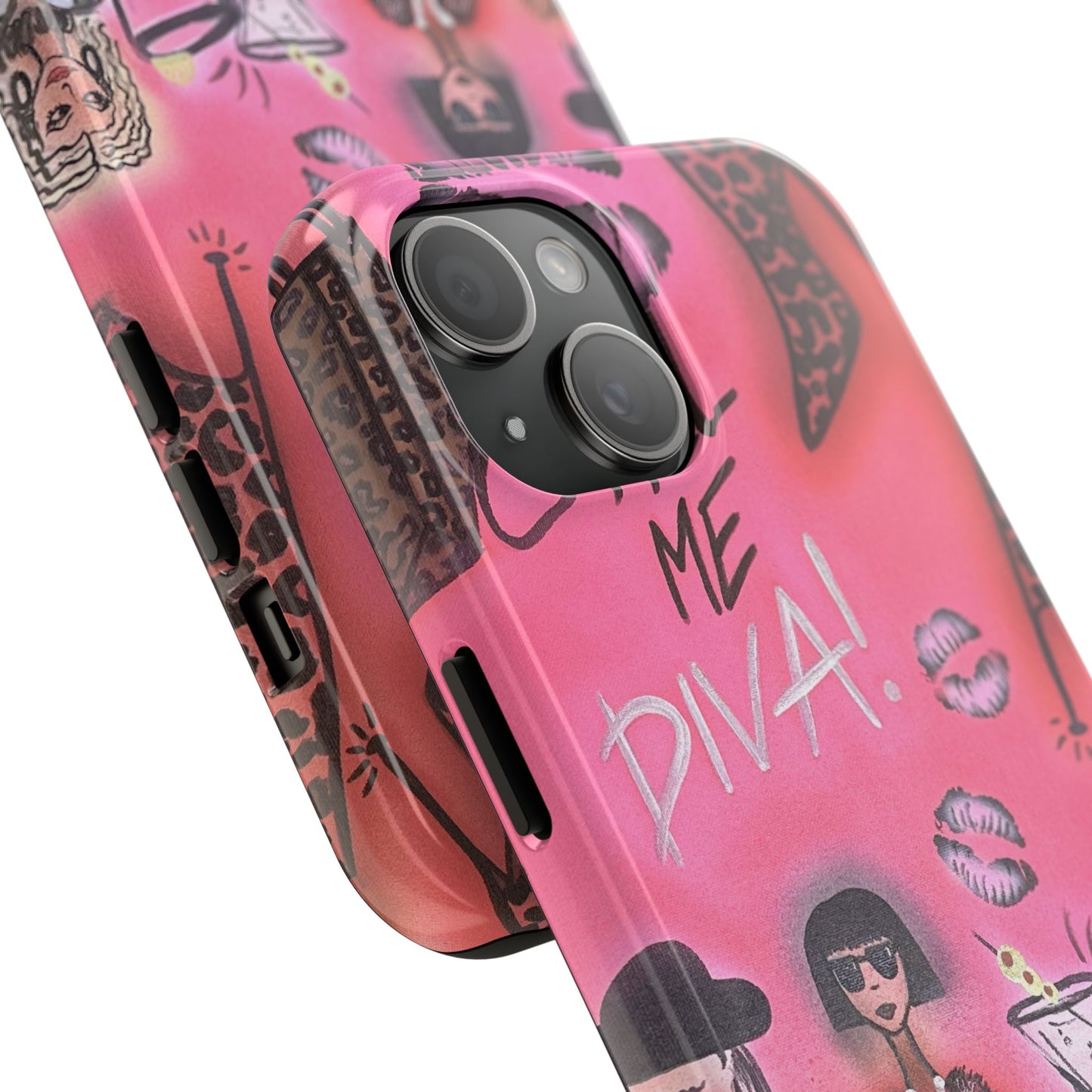 "party diva" airbrush iPhone case