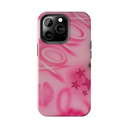 "perfectly pink" airbrush iPhone case