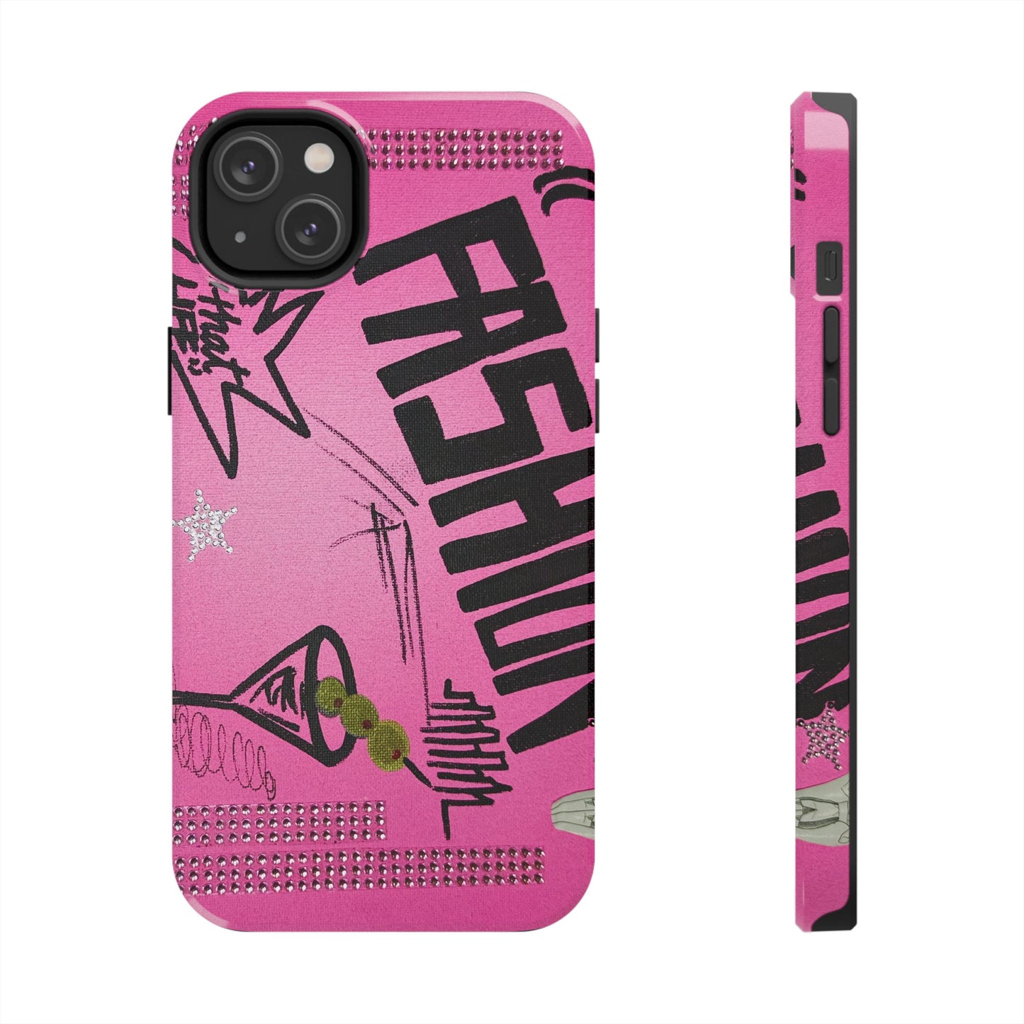 "high fashion pt. 2" airbrush iPhone case