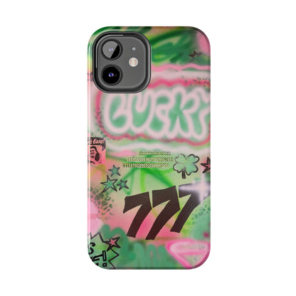 "so lucky" airbrush iPhone case