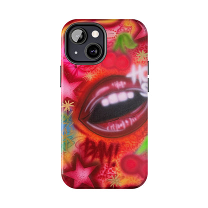"hot stuff" airbrush iPhone case