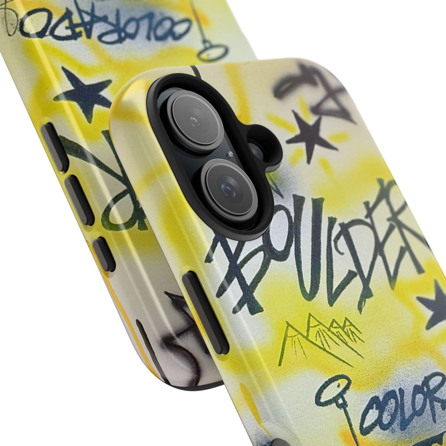 "boulder" airbrush iPhone case