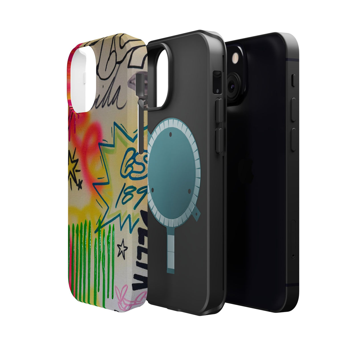 MagSafe "ferocious florida" airbrush iPhone case