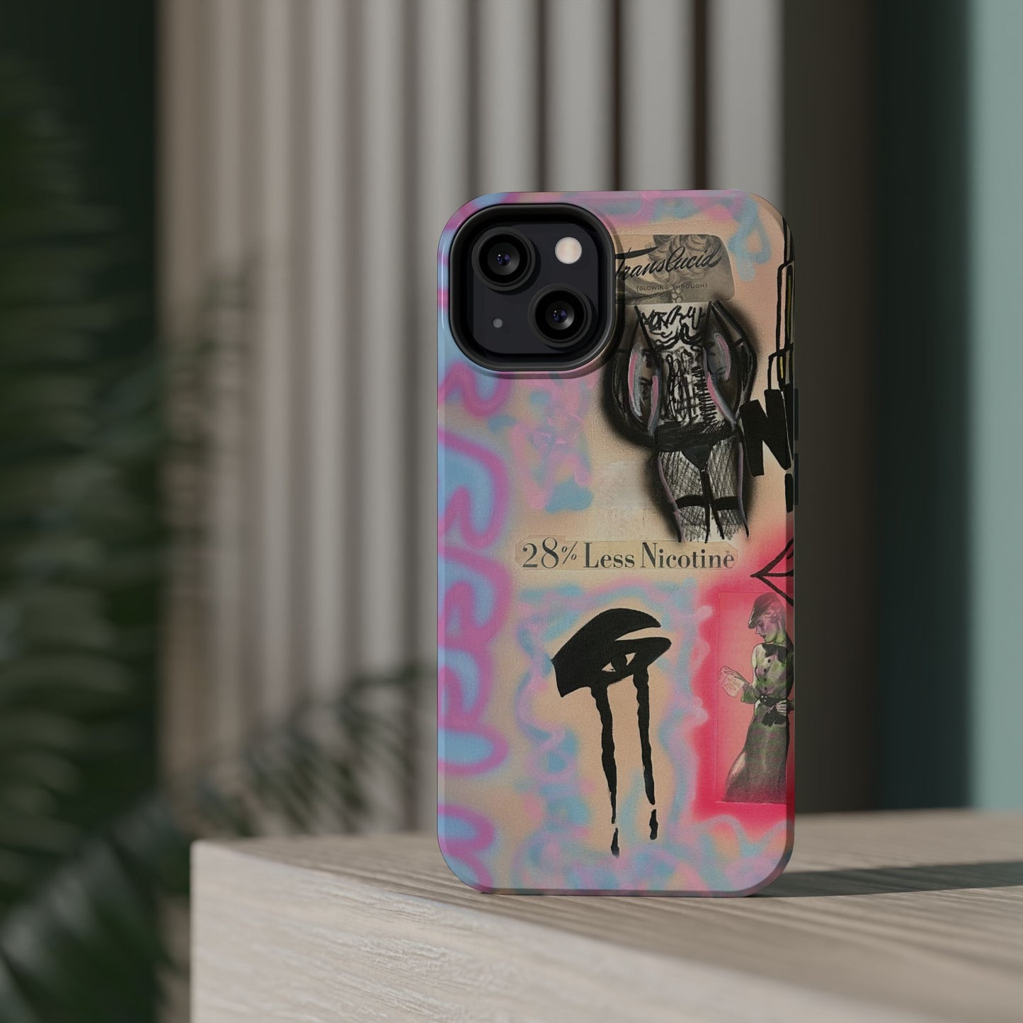 MagSafe "the feeling" airbrush iPhone case
