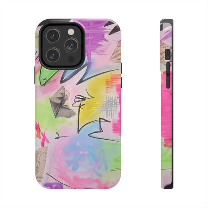 "pastel static" airbrush iPhone case