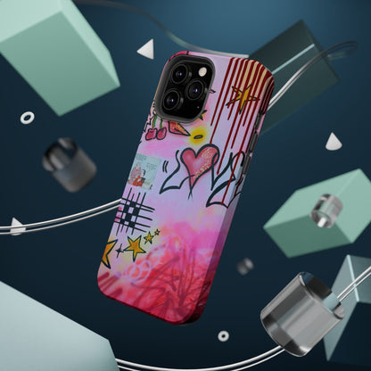 MagSafe "cherry. luvr" Airbrush iPhone-Hülle