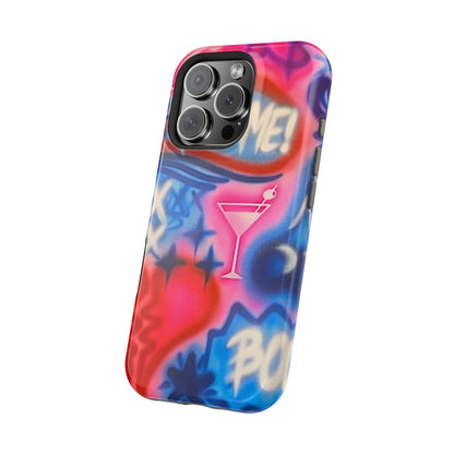 MagSafe "kiss me pt. 2" Airbrush iPhone Hülle