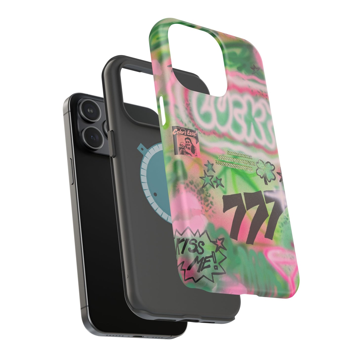 MagSafe "so lucky" airbrush iPhone case
