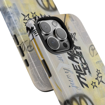 "golden glacier" airbrush iPhone case