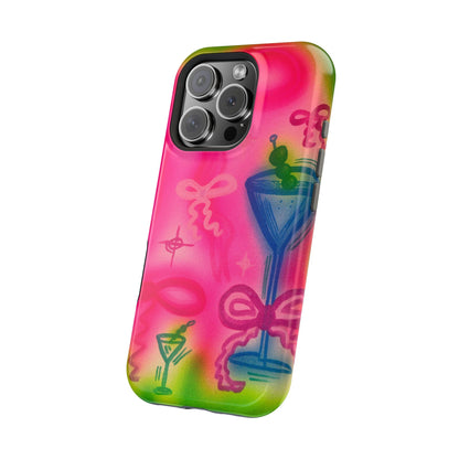 MagSafe „Bow Martini“ Airbrush-iPhone-Hülle
