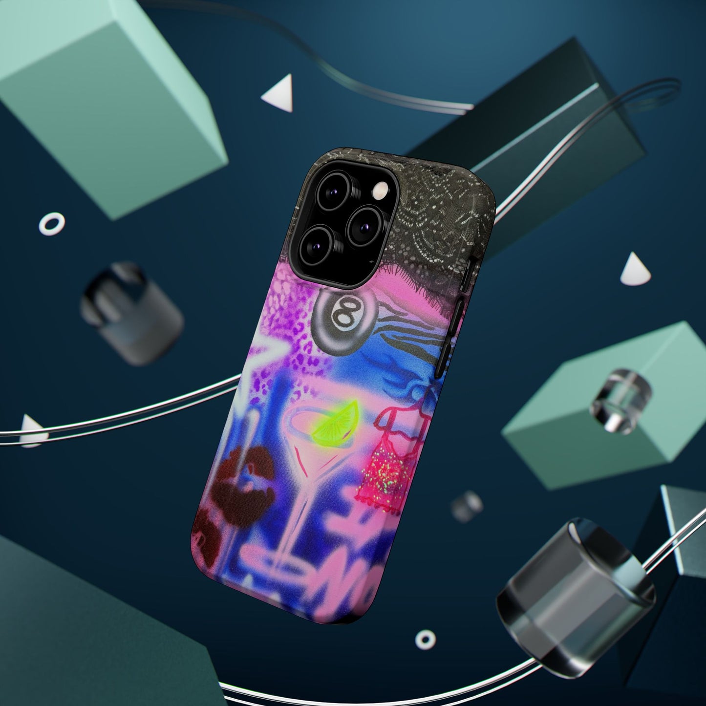 MagSafe "dream life" airbrush iPhone case
