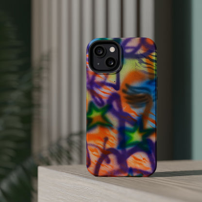 MagSafe "streetwear angel" airbrush iPhone case
