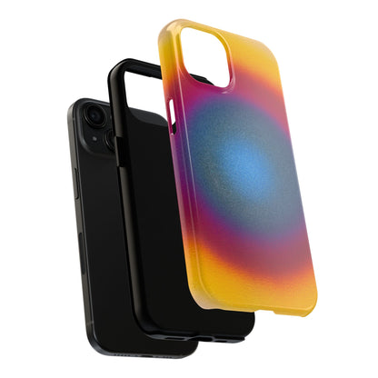 "blue raspberry aura" airbrush iPhone case