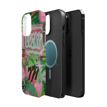 MagSafe "so lucky" airbrush iPhone case