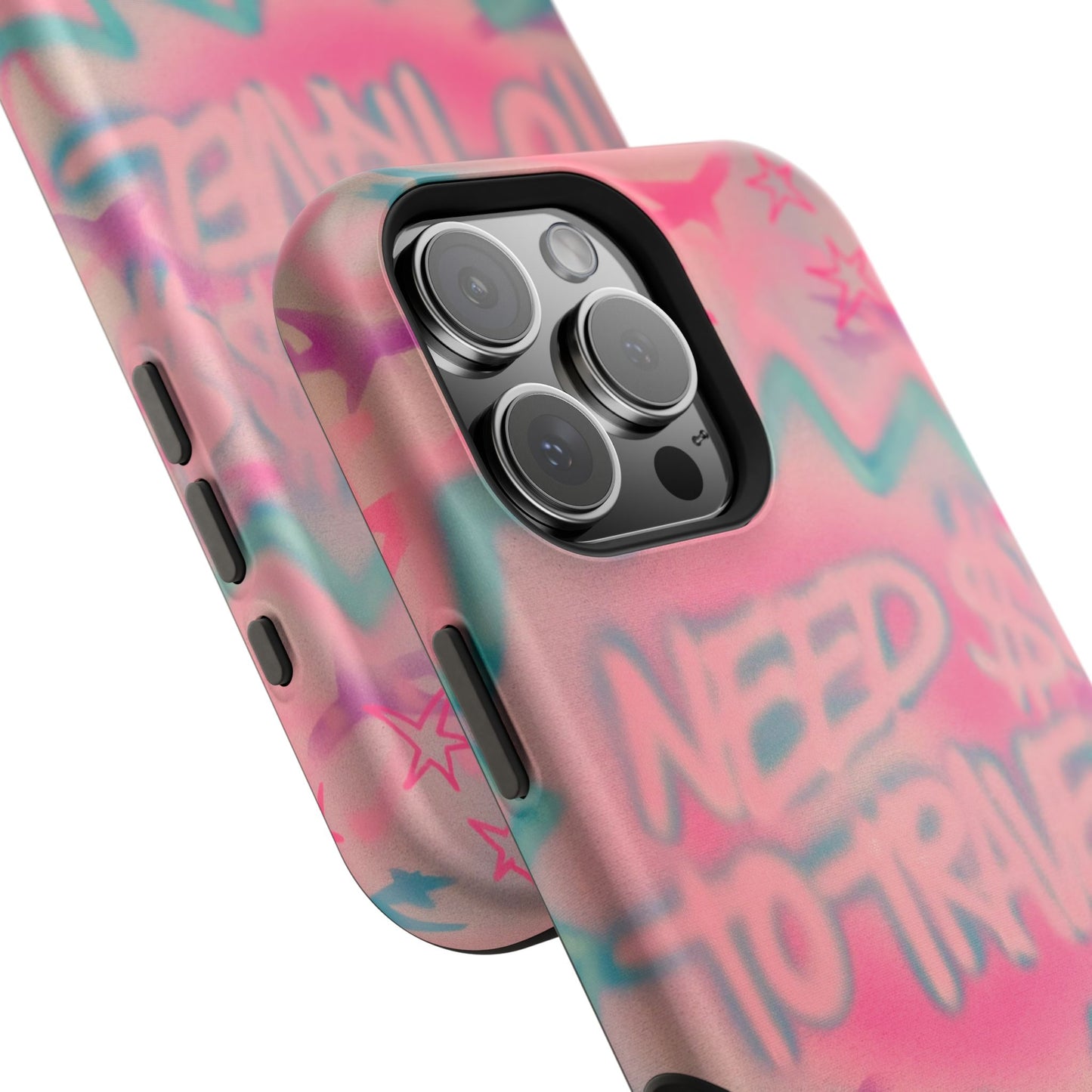 MagSafe "need $$ to travel" airbrush iPhone case