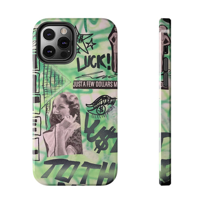 "lust over luck" airbrush iPhone case