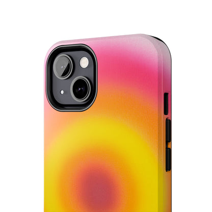 "pink lemonade aura" airbrush iPhone case