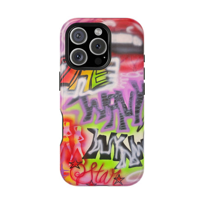 MagSafe "wynwood gold" airbrush iPhone case