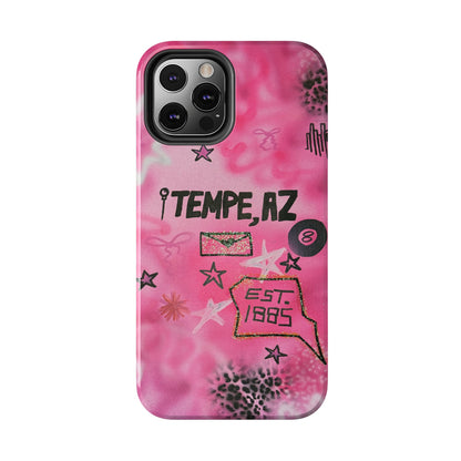 "tempe, az pt. 2" airbrush iPhone case