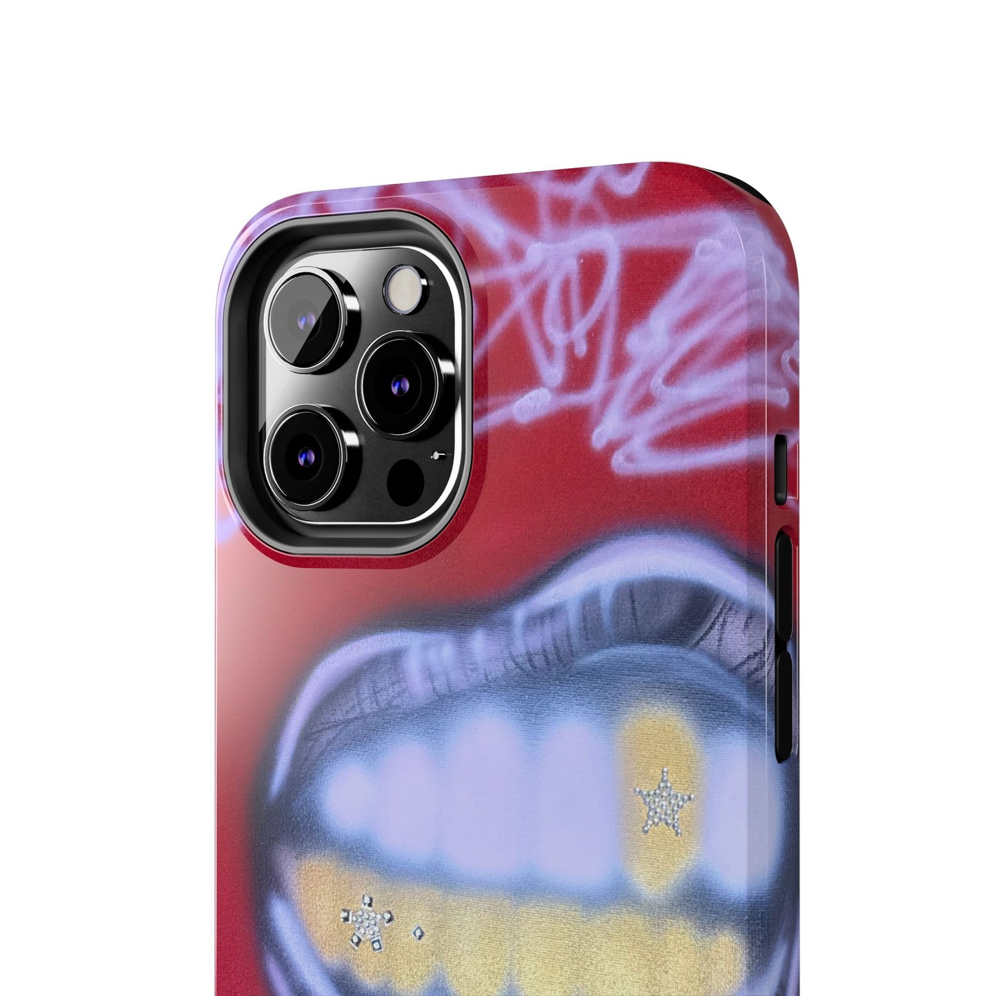 "tooth drip" airbrush iPhone case