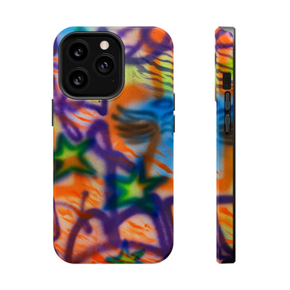 MagSafe "streetwear angel" airbrush iPhone case
