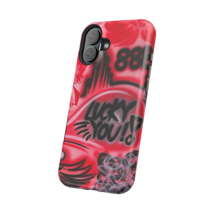 MagSafe „lucky you! pt. 2“ Airbrush iPhone Hülle