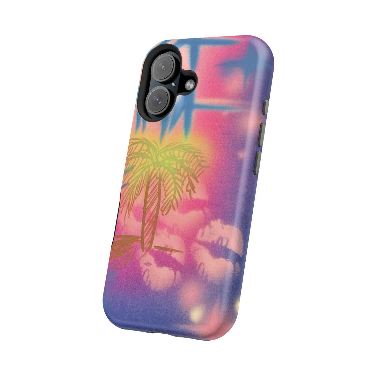 MagSafe "glowy night" airbrush iPhone case