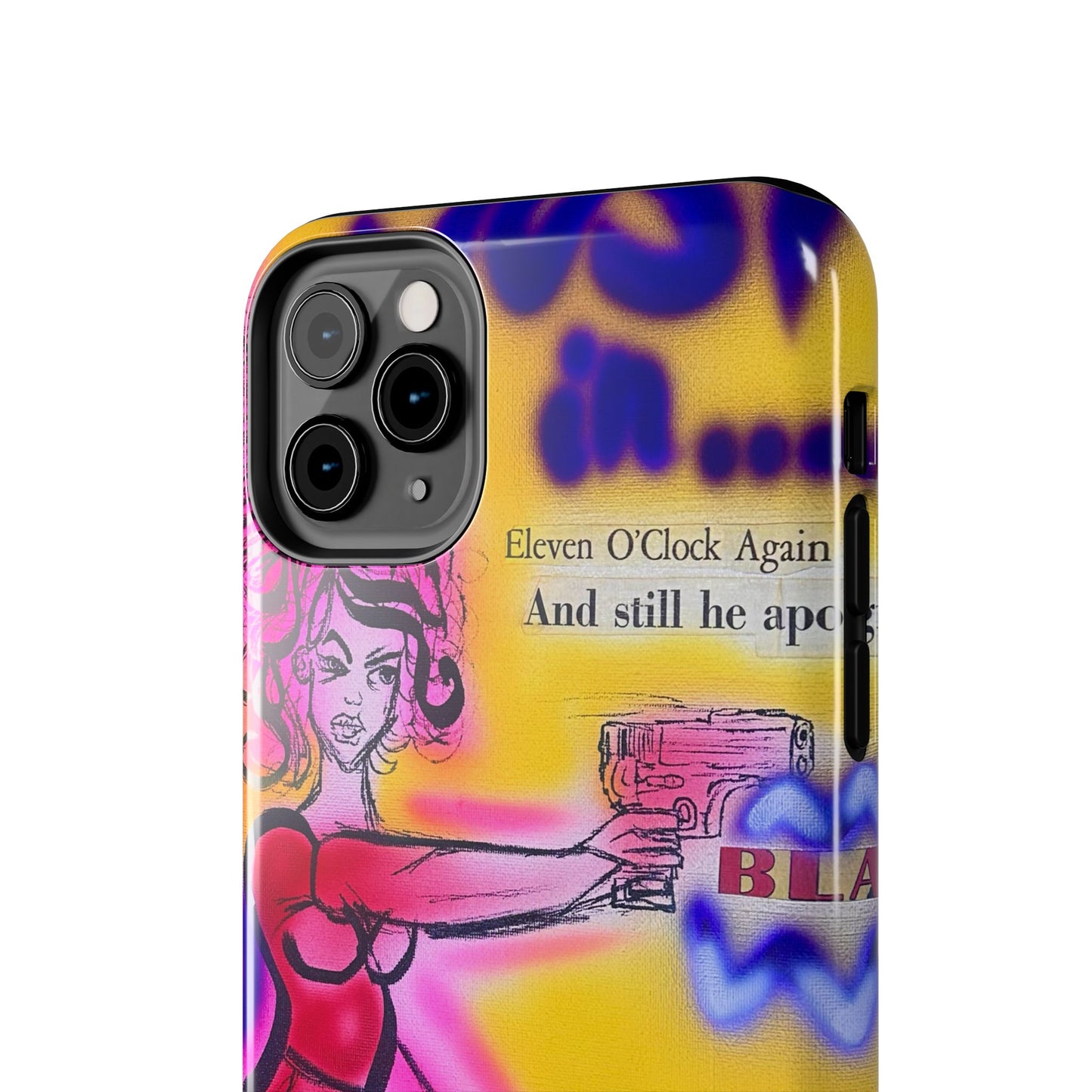 "spiraling thoughts" airbrush iPhone case