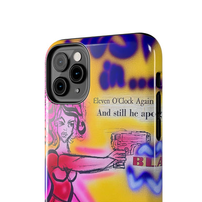 "spiraling thoughts" airbrush iPhone case