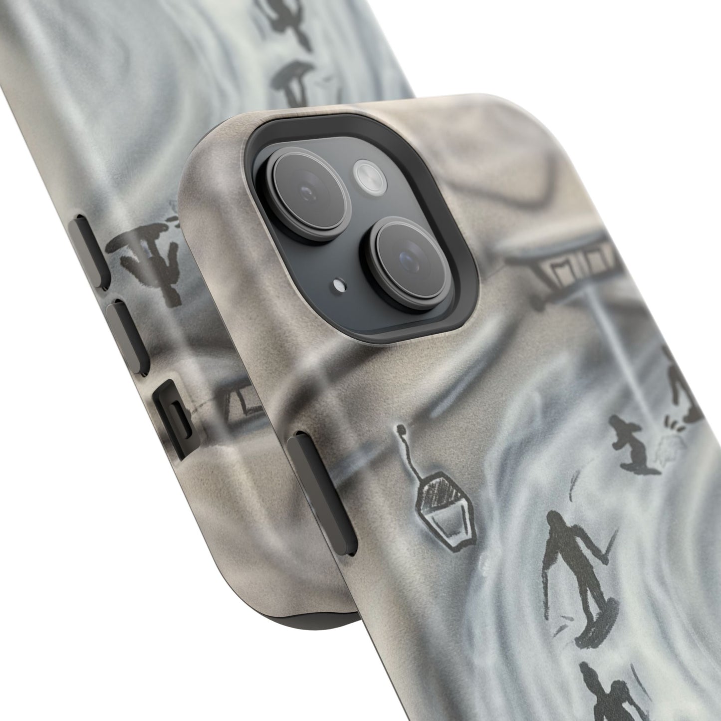 MagSafe "arctic avalanche" airbrush iPhone case