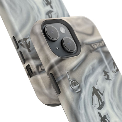 MagSafe "arctic avalanche" airbrush iPhone case