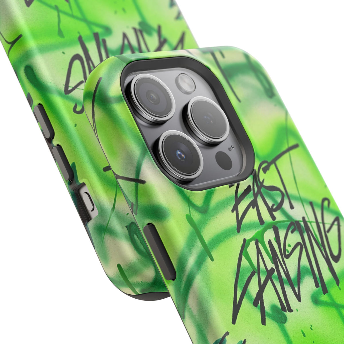 MagSafe "east lansing, mi" airbrush iPhone case