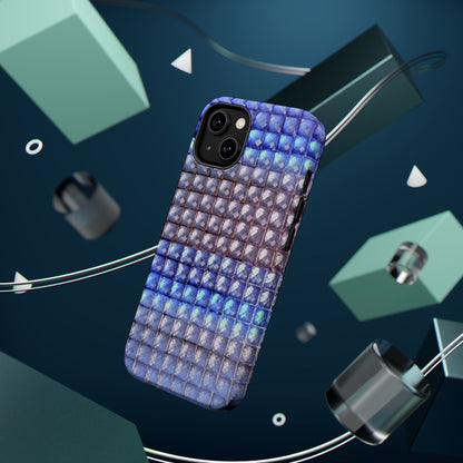 MagSafe "blue studs" airbrush iPhone case