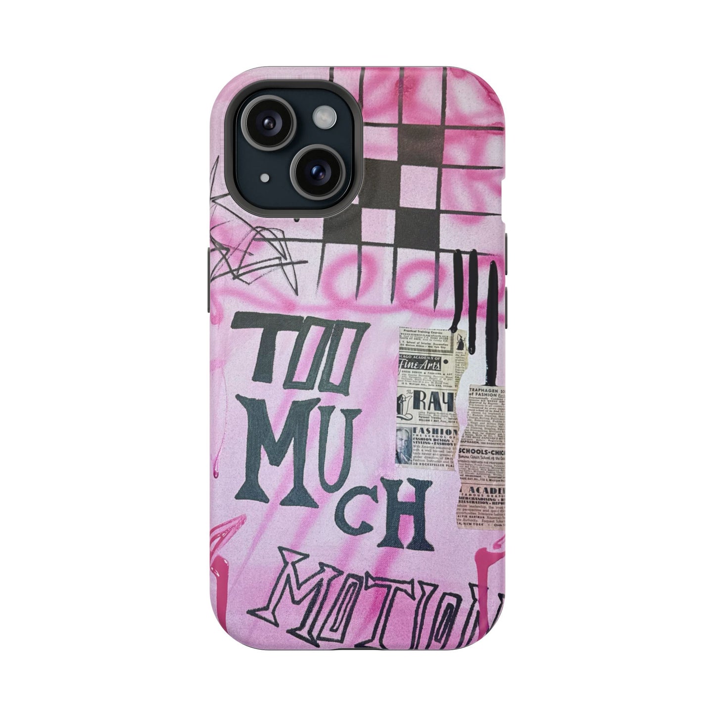 MagSafe "too much motion" airbrush iPhone case