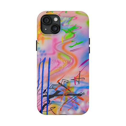 "neon haze" airbrush iPhone case