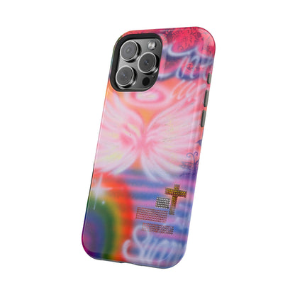 MagSafe "summer bliss" airbrush iPhone case