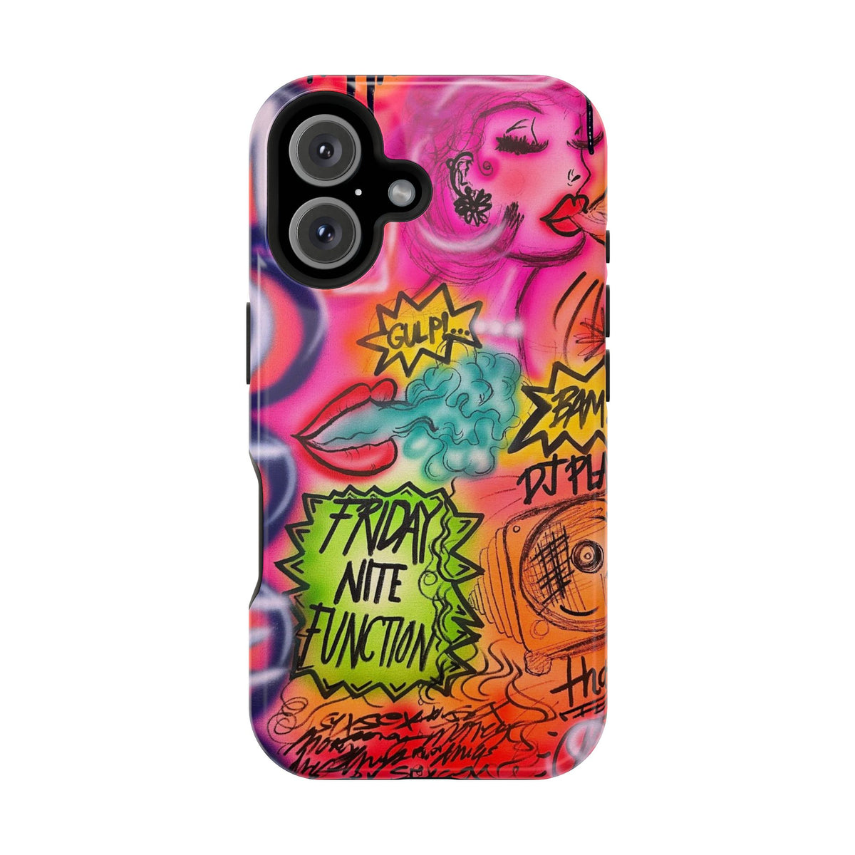 MagSafe „Vegas Ventures“ Airbrush iPhone-Hülle