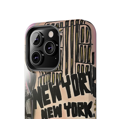 "new york, new york!" airbrush iPhone case