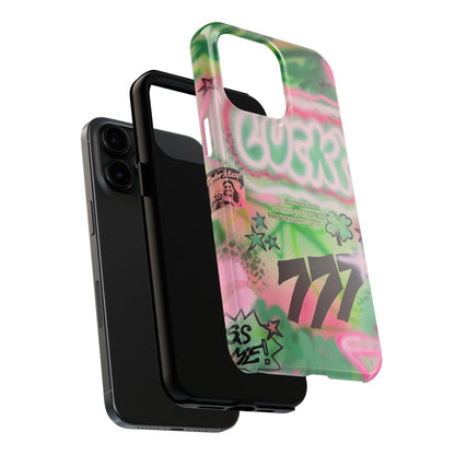 "so lucky" airbrush iPhone case