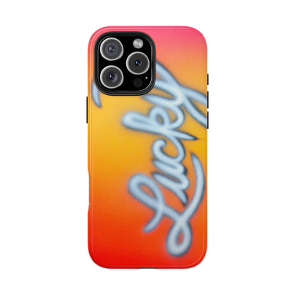 "lucky" airbrush iPhone case