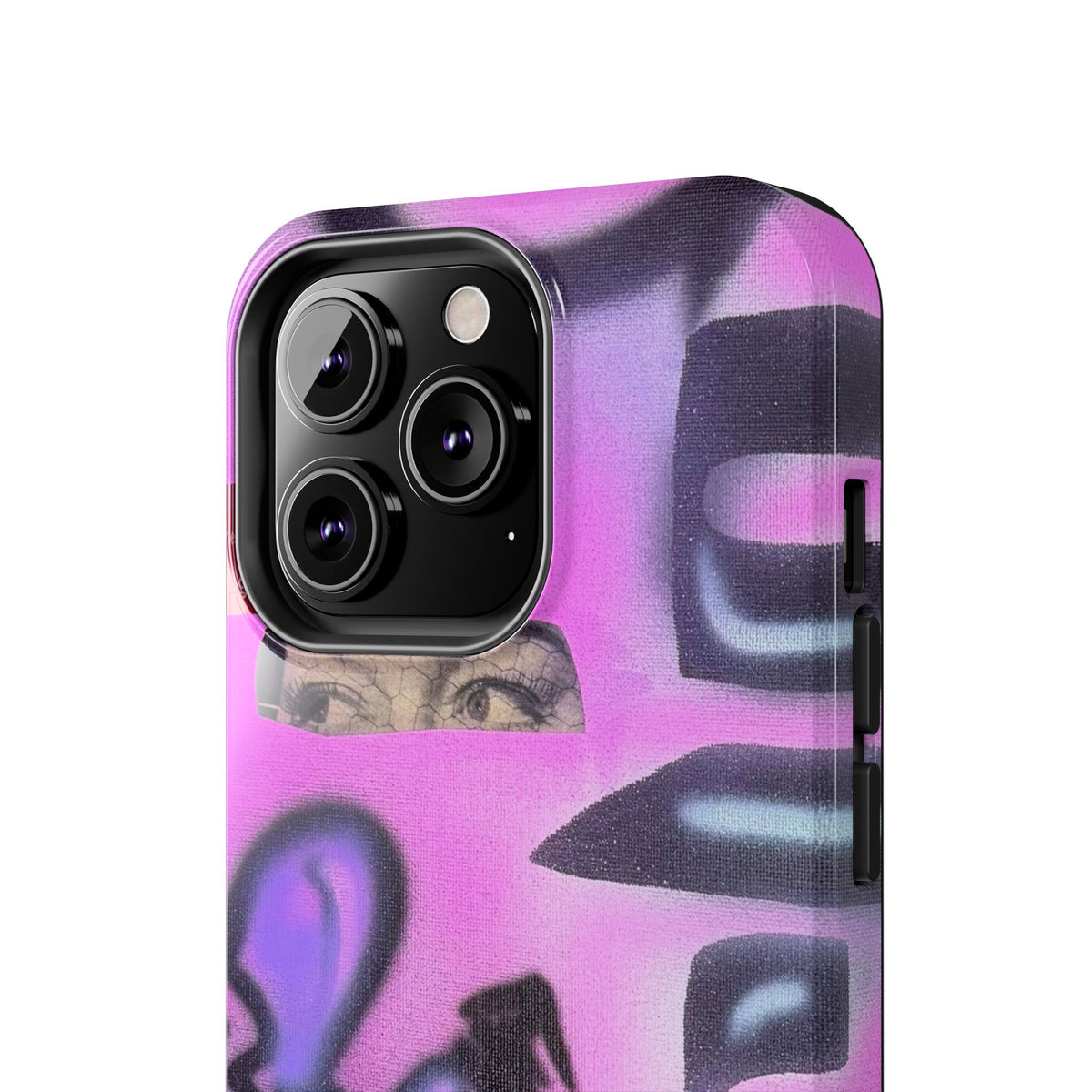 "Lila Prinzessin" Airbrush iPhone Hülle