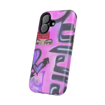 MagSafe "purple princess" airbrush iPhone case
