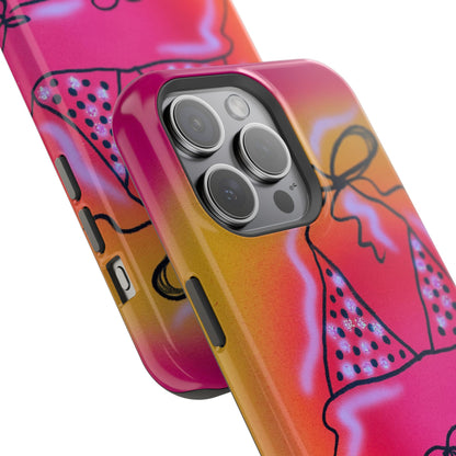 MagSafe "glitter bikini" airbrush iPhone case