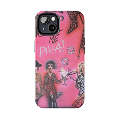 "party diva" airbrush iPhone case