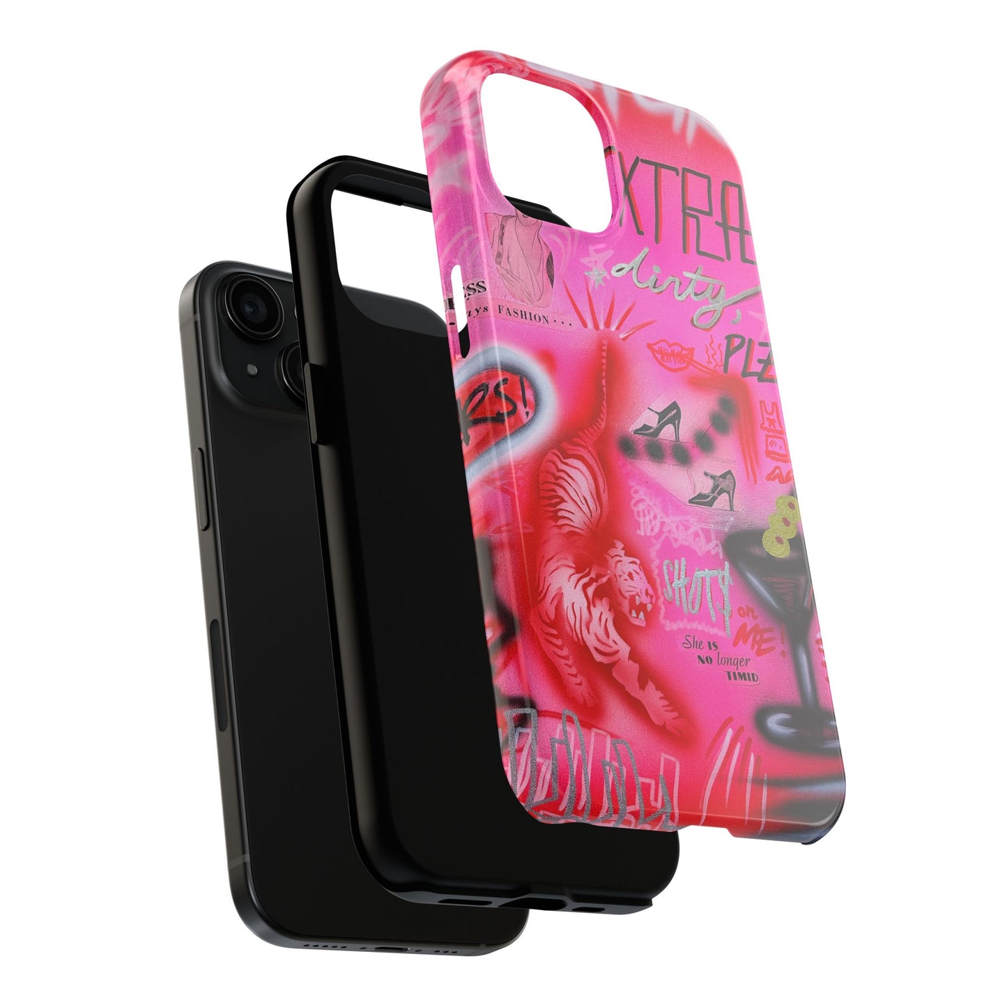 "extra dirty, plz!" airbrush iPhone case