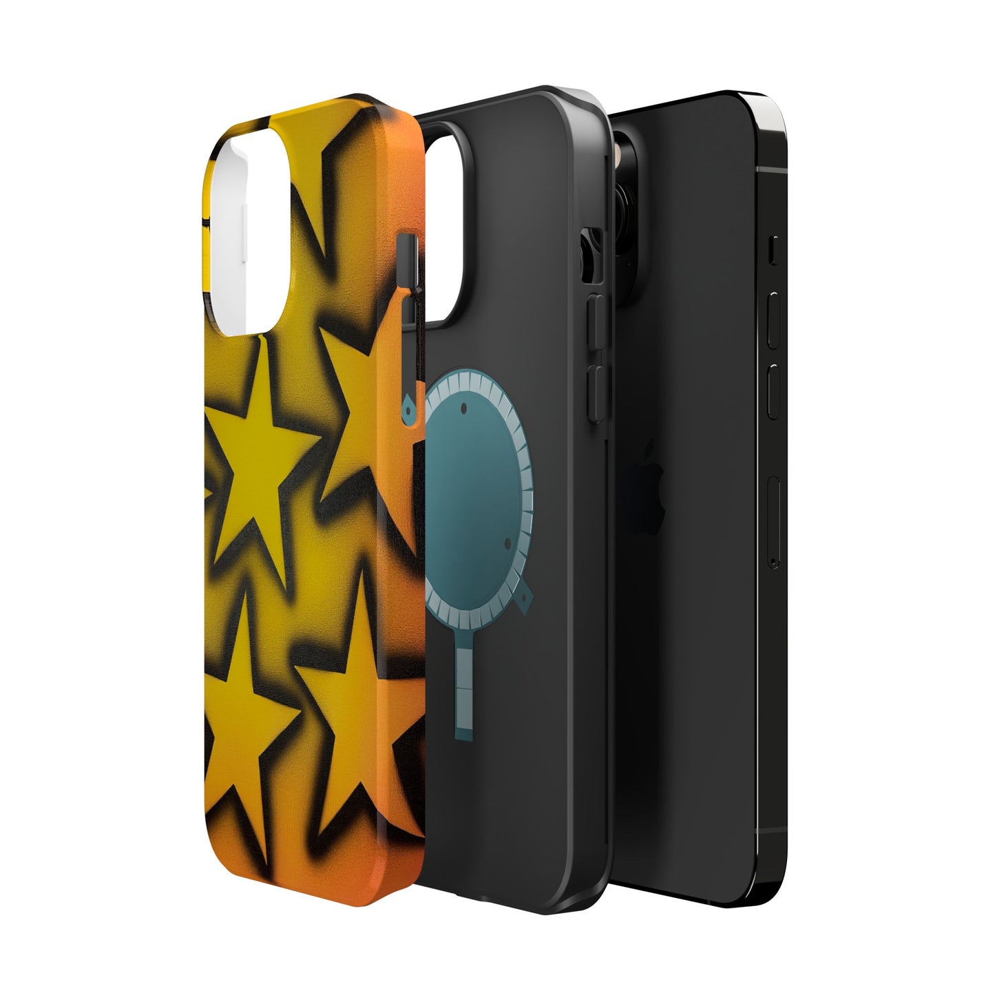 MagSafe „DU BIST EIN STAR!“ Airbrush iPhone Hülle