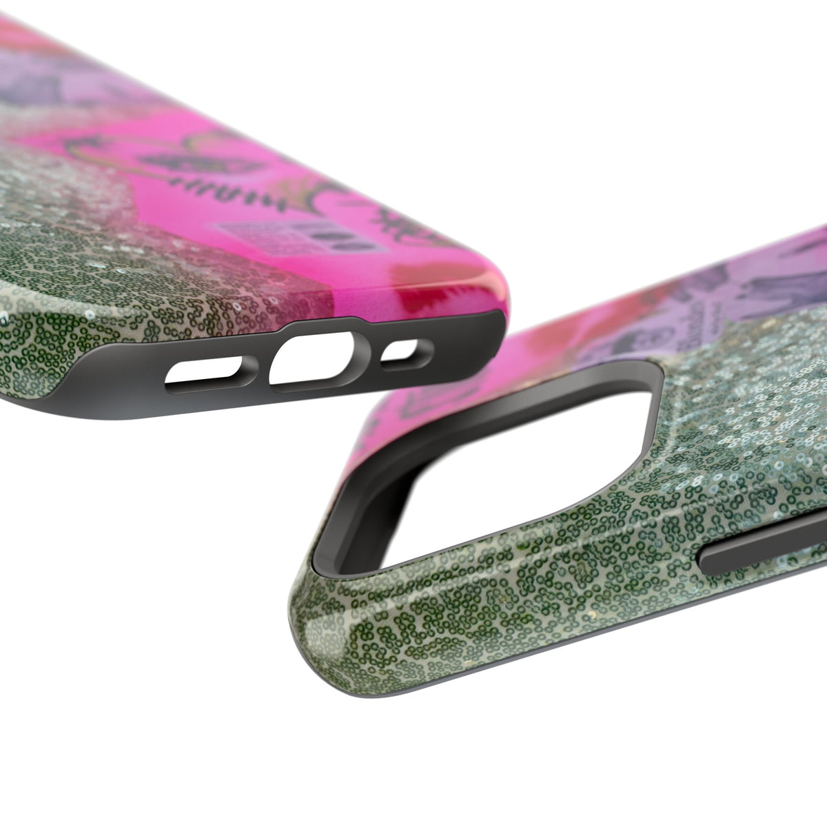 MagSafe "glitter gloss" airbrush iPhone case