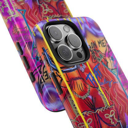 "shots on me" airbrush iPhone case